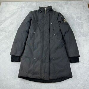 Moose Knuckles Black Down Parka Women's Size XS